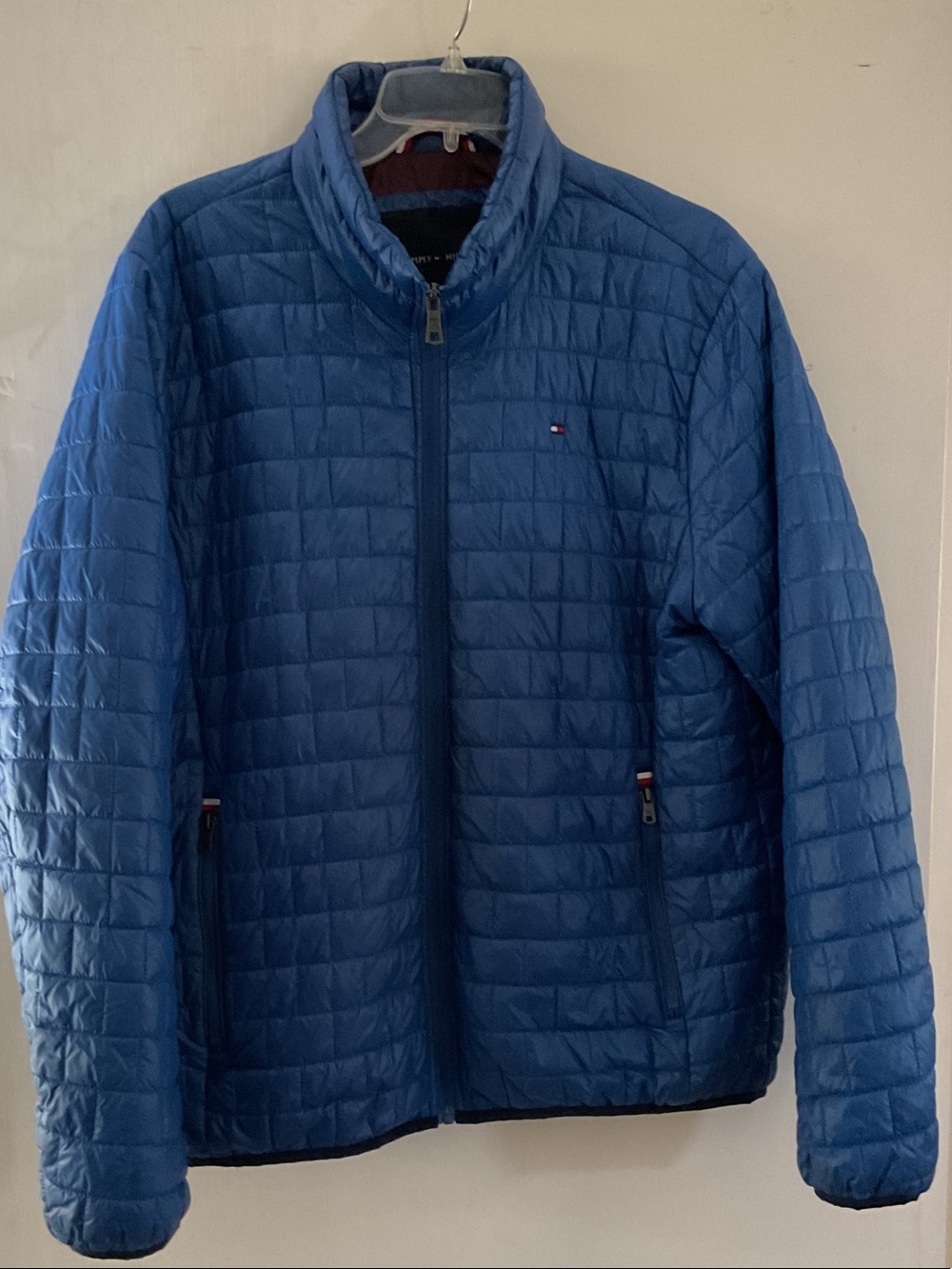 Tommy Hilfiger Men's Royal Blue Quilted Puffer Jacket